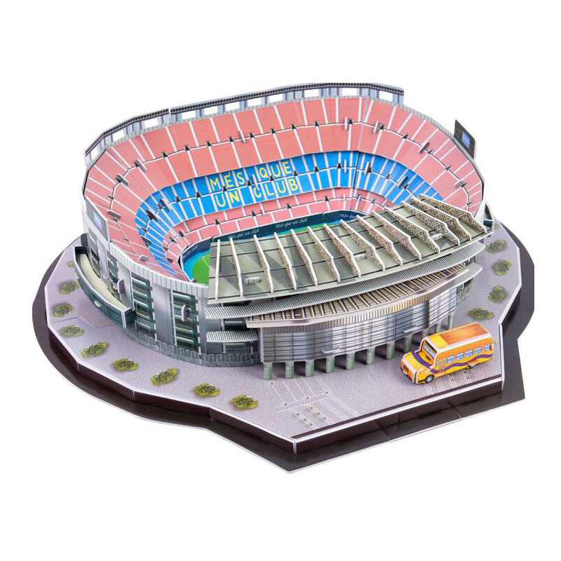 Egendefinerte fotballstadioner 3D-puslespill